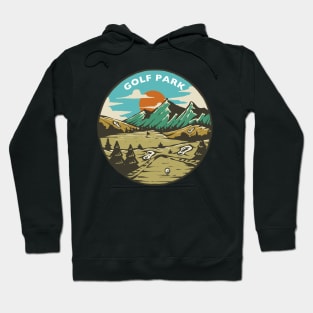 Golf Park Illustration Design Hoodie